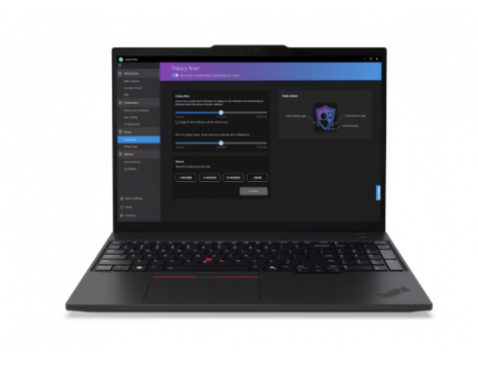 Nešiojamas kompiuteris ThinkPad T16 Gen 3 Black 16" IPS WUXGA 1920x1200 pixels Intel Core U5 125U 16GB SO-DIMM DDR5 SSD 512GB Intel Graphics Windows