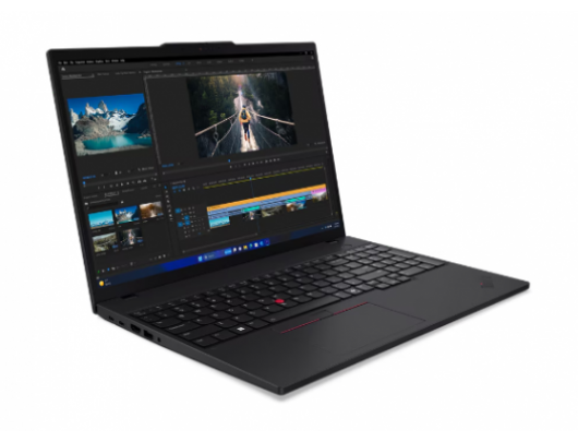 Nešiojamas kompiuteris ThinkPad T16 Gen 3 Black 16" IPS WUXGA 1920x1200 pixels Intel Core U5 125U 16GB SO-DIMM DDR5 SSD 512GB Intel Graphics Windows