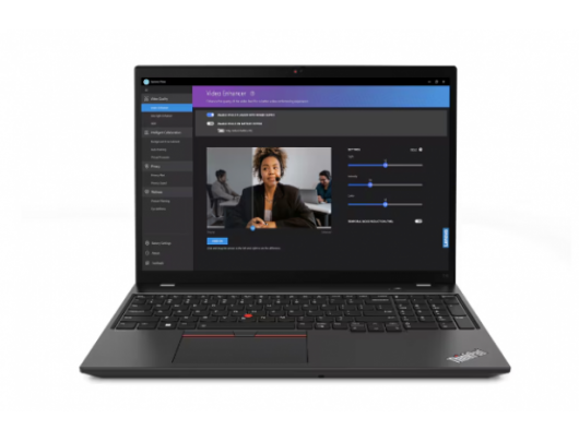 Nešiojamas kompiuteris ThinkPad T16 Gen 2 Thunder Black 16" IPS WUXGA 1920x1200 pixels Anti-glare AMD Ryzen 5 PRO 7540U 16GB LPDDR5x SSD 512GB AMD Ra