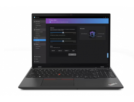 Nešiojamas kompiuteris ThinkPad T16 Gen 2 Thunder Black 16" IPS WUXGA 1920x1200 pixels Anti-glare AMD Ryzen 7 PRO 7840U 16GB LPDDR5x SSD 512GB AMD Ra