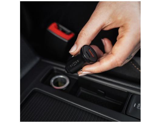 Automobilinis įkroviklis Fixed Car Charger USB-C/USB, 20W FIXCC20N-CU-BK