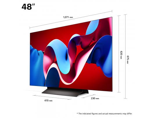 Televizorius LG OLED48C41LA 48" (121 cm) OLED evo C4 4K smart TV