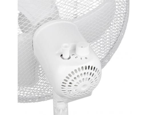 Ventiliatorius Tristar VE-5755 Stand Fan White Diameter 40 cm Number of speeds 3 Oscillation No