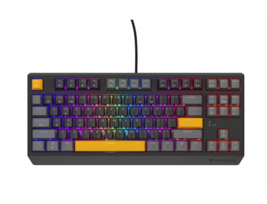 Klaviatūra THOR 230 | Mechanical Gaming Keyboard | Wired | US | Anchor Gray Positive | USB Type-A | Outemu Red