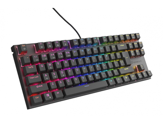 Klaviatūra THOR 303 | Mechanical Gaming Keyboard | Wired | US | Black | USB Type-A | Outemu Peach Silent