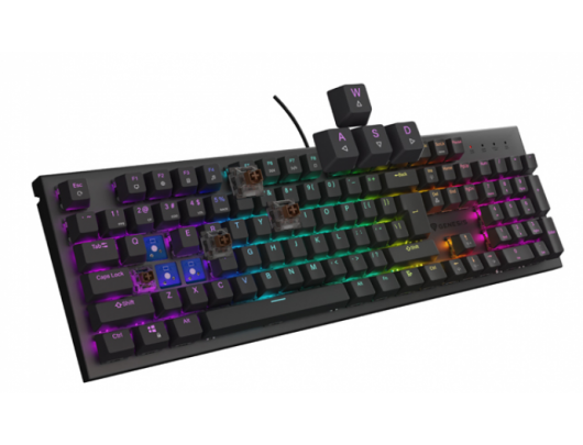 Klaviatūra THOR 303 | Mechanical Gaming Keyboard | Wired | US | Black | USB Type-A | Outemu Brown