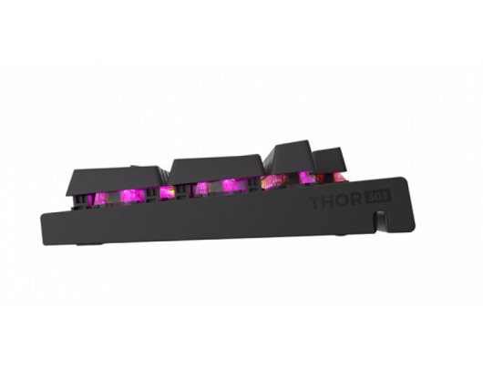Klaviatūra THOR 303 | Mechanical Gaming Keyboard | Wired | US | Black | USB Type-A | Outemu Brown