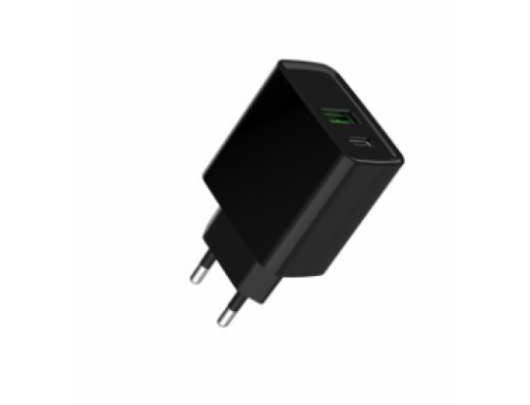 Įkroviklis 2-port 20W USB Fast Charger | TA-UC-PDQC20-01-BK