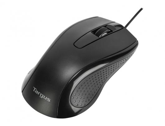 Pelė Targus Full-Size Optical Antimicrobial Wired Mouse | Mouse | Full-Size Optical Antimicrobial | Wired | Black