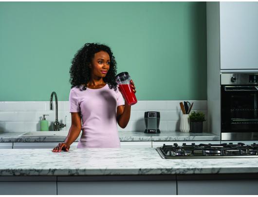 Kokteilinė Blender | BN495EU | Tabletop | 1000 W | Jar material Plastic | Jar capacity 0.7+0.7 L | Ice crushing | Black/Silver