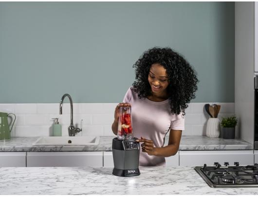 Kokteilinė Blender | BN495EU | Tabletop | 1000 W | Jar material Plastic | Jar capacity 0.7+0.7 L | Ice crushing | Black/Silver
