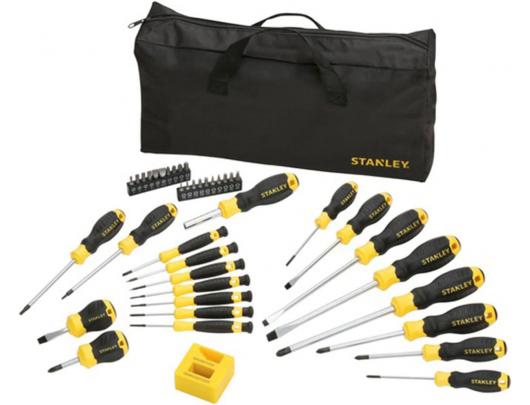 Atsuktuvų rinkinys Stanley Screwdriver Set in Bag 42 vnt