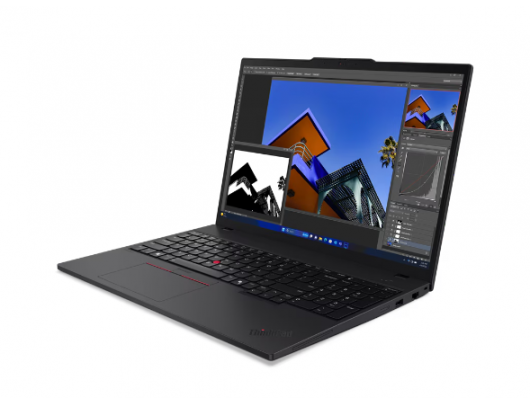 Nešiojamas kompiuteris ThinkPad T16 | Black | 16" | IPS | WUXGA | 1920x1200 pixels | Anti-glare | Intel Core U7 | 155U | 32GB | SO-DIMM DDR5 | SSD 100