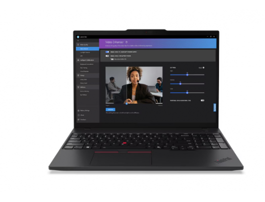 Nešiojamas kompiuteris ThinkPad T16 | Black | 16" | IPS | WUXGA | 1920x1200 pixels | Anti-glare | Intel Core U7 | 155U | 32GB | SO-DIMM DDR5 | SSD 100