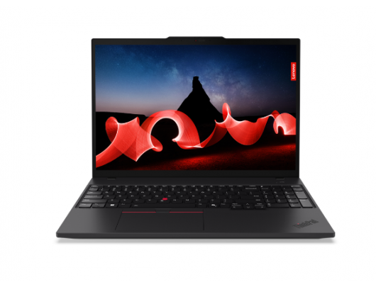 Nešiojamas kompiuteris ThinkPad T16 | Black | 16" | IPS | WUXGA | 1920x1200 pixels | Anti-glare | Intel Core U7 | 155U | 32GB | SO-DIMM DDR5 | SSD 100