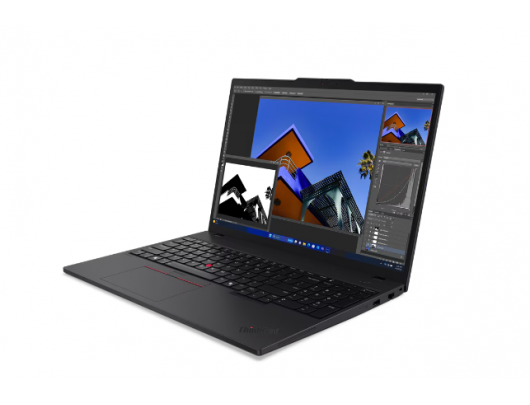 Nešiojamas kompiuteris ThinkPad T16 | Black | 16" | IPS | WUXGA | 1920x1200 pixels | Anti-glare | Intel Core U7 | 155U | 32GB | SO-DIMM DDR5 | SSD 100