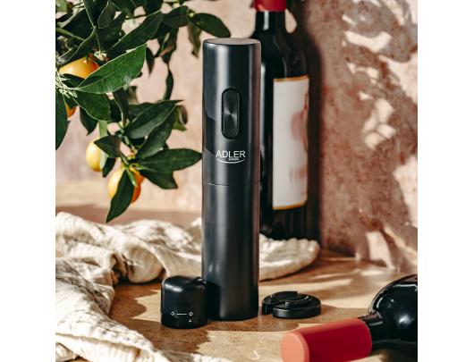 Kamščiatraukis Electric Wine Opener - Set | AD 4509 | Black