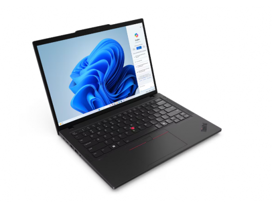 Nešiojamas kompiuteris ThinkPad T14 | Black | 14" | IPS | WUXGA | 1920x1200 pixels | Anti-glare | Intel Core U7 | 155U | 64GB | SO-DIMM DDR5 | SSD 100