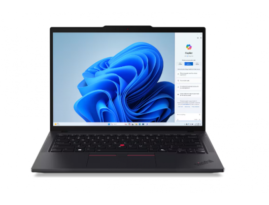 Nešiojamas kompiuteris ThinkPad T14 | Black | 14" | IPS | WUXGA | 1920x1200 pixels | Anti-glare | Intel Core U7 | 155U | 64GB | SO-DIMM DDR5 | SSD 100
