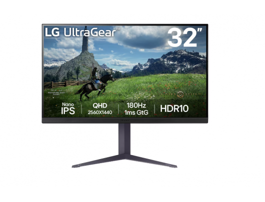 Monitorius LG UltraGear 32GS85Q-B 32 in Nano IPS QHD 2560x1440 180 Hz