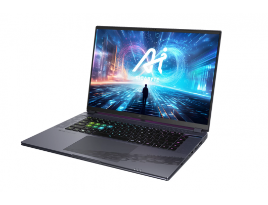Nešiojamas kompiuteris AORUS 9KG-43EEC54SH | Dark gray | 16" | QHD | 2560x1600 pixels | 165 Hz | Intel Core i7 | i7-13650HX | 16GB | SODIMM DDR5 | SSD
