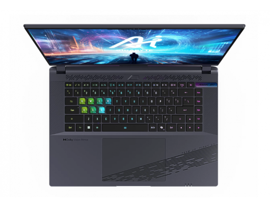 Nešiojamas kompiuteris AORUS 9KG-43EEC54SH | Dark gray | 16" | QHD | 2560x1600 pixels | 165 Hz | Intel Core i7 | i7-13650HX | 16GB | SODIMM DDR5 | SSD
