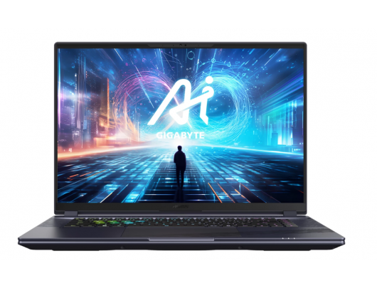Nešiojamas kompiuteris AORUS 9SG-43EEC54SH | Dark gray | 16" | QHD | 2560x1600 pixels | Intel Core i7 | i7-13650HX | 16GB | SODIMM DDR5 | SSD 1000GB |