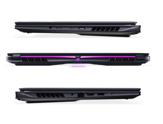 Nešiojamas kompiuteris AORUS 9SG-43EEC54SH | Dark gray | 16" | QHD | 2560x1600 pixels | Intel Core i7 | i7-13650HX | 16GB | SODIMM DDR5 | SSD 1000GB |