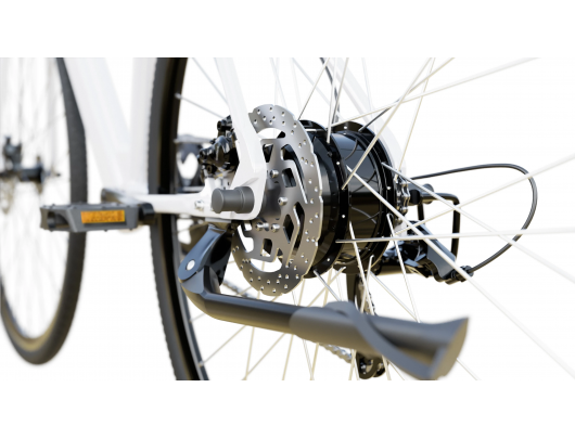Elektrinis dviratis Hybrid E-Bike | 250 W | 21" | White Glossy