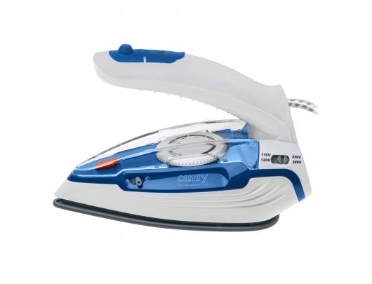 Lygintuvas CR 5040 | Steam travel iron | 1600 W | Water tank capacity 80 ml | Continuous steam 10 g/min | Steam boost performance 50 g/min | Blue/Whit