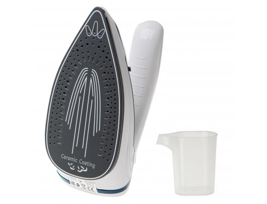 Lygintuvas CR 5040 | Steam travel iron | 1600 W | Water tank capacity 80 ml | Continuous steam 10 g/min | Steam boost performance 50 g/min | Blue/Whit