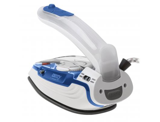 Lygintuvas CR 5040 | Steam travel iron | 1600 W | Water tank capacity 80 ml | Continuous steam 10 g/min | Steam boost performance 50 g/min | Blue/Whit