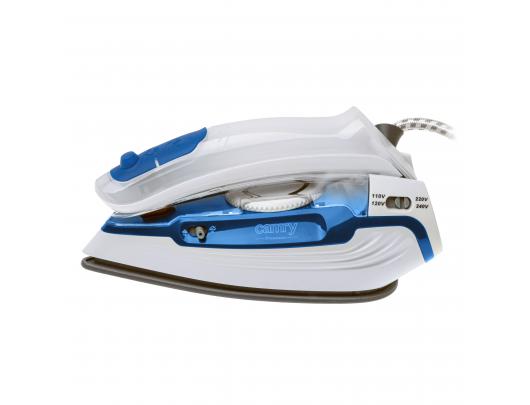 Lygintuvas CR 5040 | Steam travel iron | 1600 W | Water tank capacity 80 ml | Continuous steam 10 g/min | Steam boost performance 50 g/min | Blue/Whit
