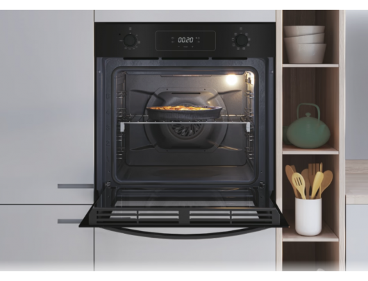 Orkaitė Oven | FIDCP N625 L | 70 L | Electric | Aquactiva | Mechanical and electronic | Steam function | Height 59.5 cm | Width 59.5 cm | Black