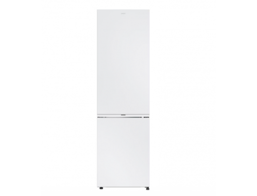 Šaldytuvas Candy CNCQ2T620EW Refrigerator, E, Free standing, Combi, Height 205 cm, Fridge net 289 L, Freezer net 120 L, White