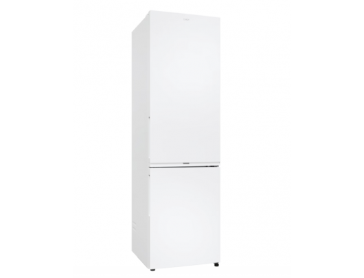Šaldytuvas Candy CNCQ2T620EW Refrigerator, E, Free standing, Combi, Height 205 cm, Fridge net 289 L, Freezer net 120 L, White