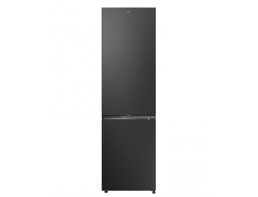 Šaldytuvas Candy CNCQ2T620EB Refrigerator, E, Free standing, Combi, Height 205 cm, Fridge net 289 L, Freezer net 120 L, Black
