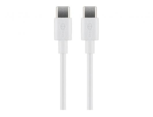 Krovimo ir sinchronizavimo kabelis Goobay USB-C 2 m baltas