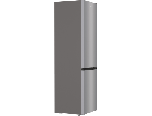 Šaldytuvas Gorenje NRK6202ES4 Refrigerator, E, Free standing, Combi, Height 200 cm, Net Fridge 235 L, Net Freezer 96 L, Grey