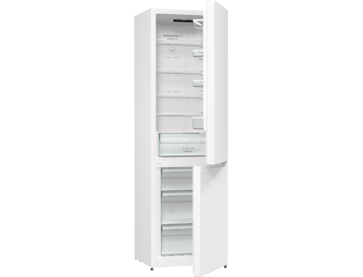 Šaldytuvas Gorenje NRK6202EW4 Refrigerator, E, Free standing, Combi, Height 200 cm, Net Fridge 235 L, Net Freezer 96 L, White