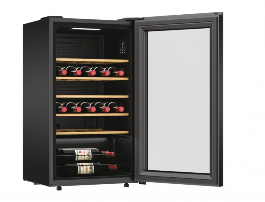 Vyno šaldytuvas Candy Wine Cooler | 438063 | Energy efficiency class G | Free standing | Bottles capacity 34 | Black