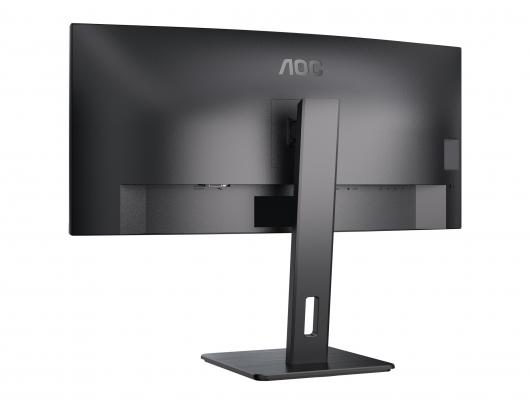 Monitorius AOC Pro-line | CU34P3CV | 34 in | VA | UWQHD 3440x1440 at 100 Hz | 300 cd/m² | HDMI, DisplayPort, USB-C | 65 Watt | Height, swivel, tilt |