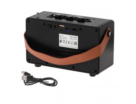 Radijo imtuvas CR 1902 B | 5 W | Bluetooth | Black | Wireless connection