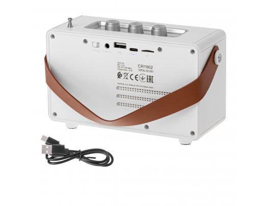 Radijo imtuvas CR 1902 W | 5 W | Bluetooth | White | Wireless connection