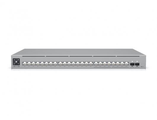 Komutatorius UBIQUITI A 24-port, Layer 3 Etherlighting™ switch capable of high-power PoE++ output