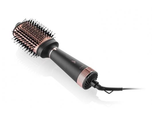 Žnyplės plaukams ETA ETA932290000 FENITÉ BLACK EDITION Hot Air Brush, 1300 W, 3 air flow speeds, 3 temperature settings, Black
