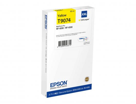 Rašalo kasetė Epson T9074 Geltona