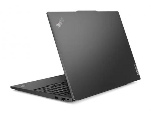 Nešiojamas kompiuteris Lenovo ThinkPad E16 Black 16" IPS WUXGA 1920x1200 pixels Anti-glare Intel Core Ultra 7 155H 16GB SO-DIMM DDR5 Solid-state driv