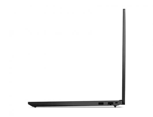 Nešiojamas kompiuteris Lenovo ThinkPad E16 Black 16" IPS WUXGA 1920x1200 pixels Anti-glare Intel Core Ultra 7 155H 16GB SO-DIMM DDR5 Solid-state driv