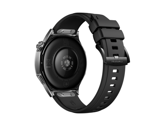 Išmanusis laikrodis Huawei Watch GT 46 mm Juodas Nerūdijantis plienas Dulkėms atsparus Vandeniui